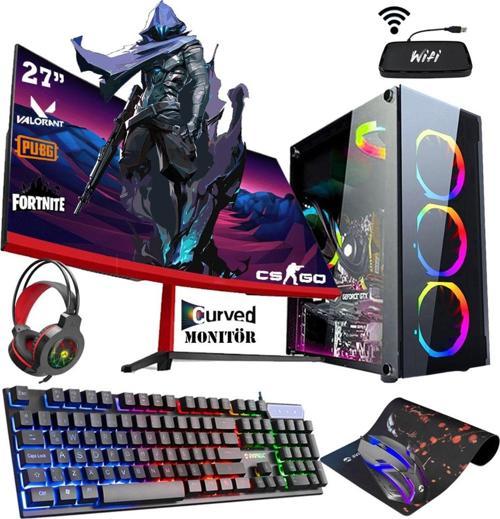 Ox43 I5-3470 16 Gb 1Tb Hdd + 256 Gb Ssd Rx550 27" Oyuncu Masaüstü Bilgisayarı