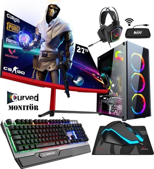 Ox48 I5-3470 16Gb Ram 500Gb Hdd+512Gb Ssd Rx550 4Gb 27" Oyuncu Bilgisayarı