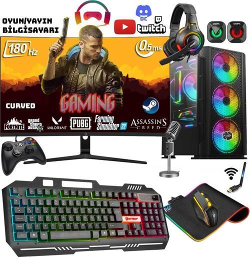 Xgen12 İ7 12700F 12.Nesil 32Gb Ram 512Gb Nvme Ssd 12Gb Rtx3060 27" 180Hz Curved Oyuncu Bilgisayarı