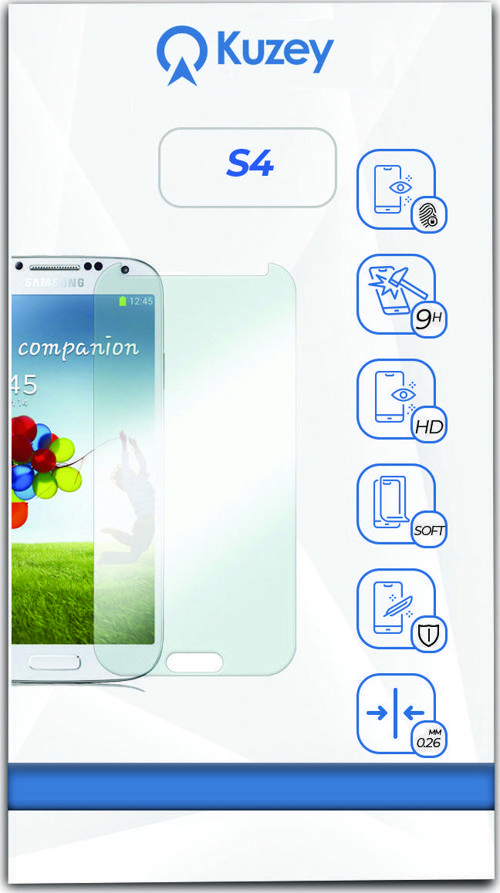 Samsung S4 Temperli Ekran Koruyucu Kırılmaz Cam