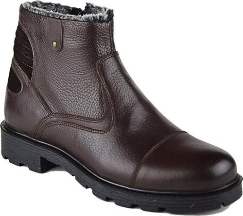 702 Kahve Bot Hakiki Deri