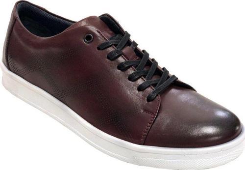 1979 Bordo Spor Hakiki Deri Ayakkabı
