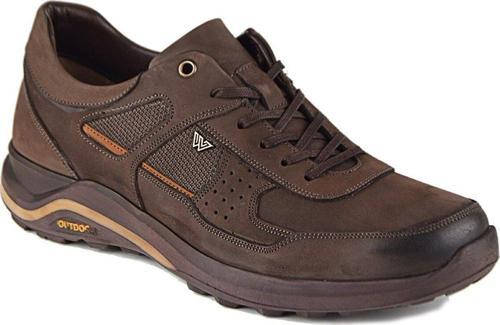 2055 Kahve Spor Hakiki Deri Ayakkabı