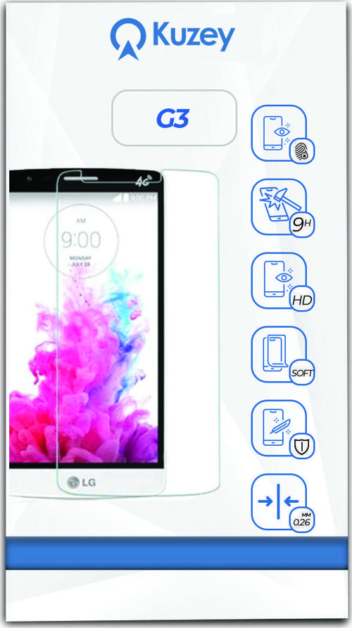 LG G3 Temperli Ekran Koruyucu Kırılmaz Cam