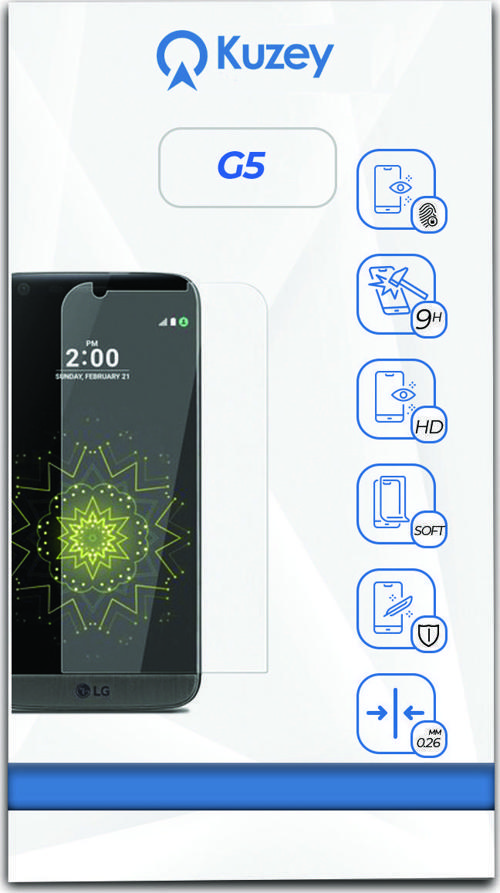 LG G5 Temperli Ekran Koruyucu Kırılmaz Cam