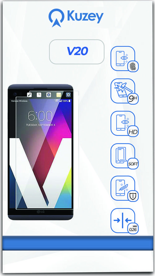LG V20 Temperli Ekran Koruyucu Kırılmaz Cam