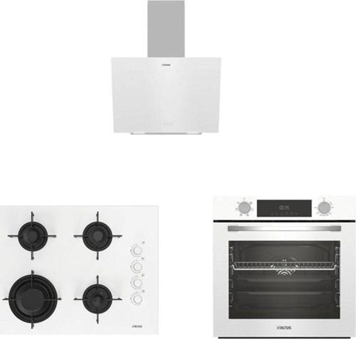 Ala 322 W Fırın 189 Dw Ocak 570 W Davlumbaz Beyaz Ankastre Set