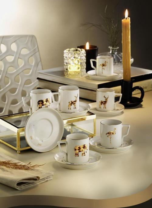 Mira 12 Parça Fincan Seti Animals