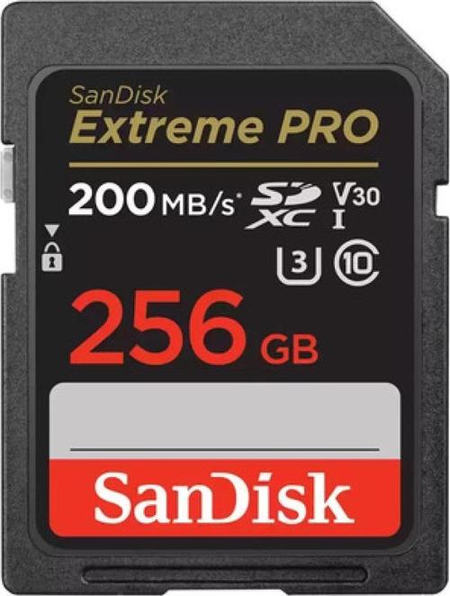 Extreme Pro SD UHS I 256GB Card