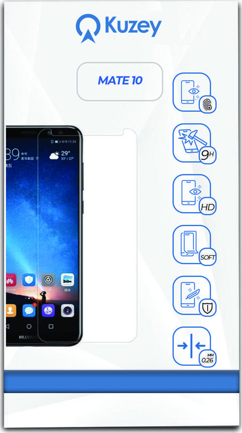 Huawei Mate 10 Temperli Ekran Koruyucu Kırılmaz Cam