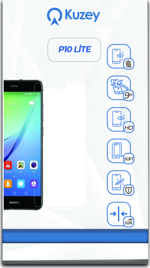 Huawei P10 Lite Temperli Ekran Koruyucu Kırılmaz Cam