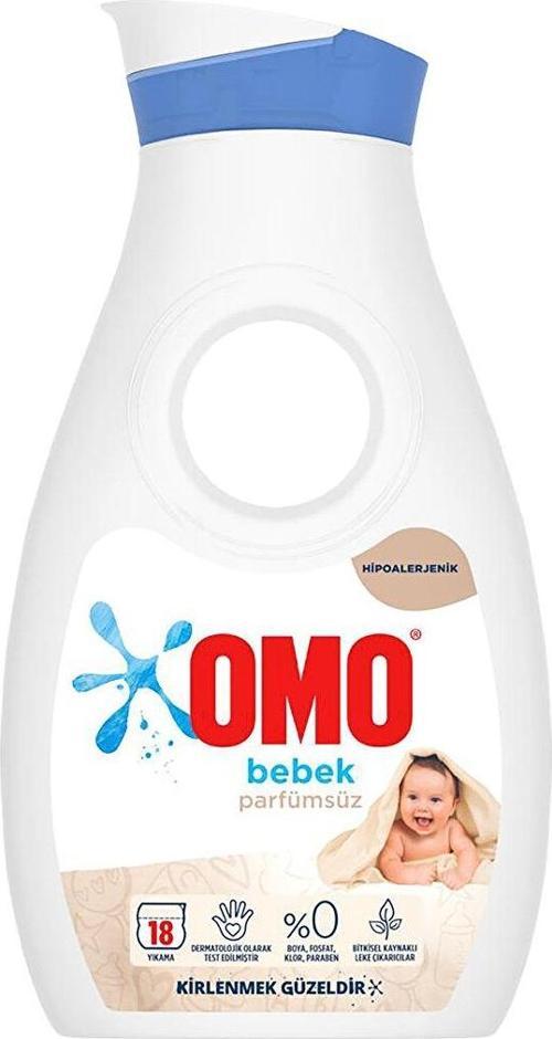 Bebek Parfümsüz Sıvı Deterjan 18 Yıkama 900 ml