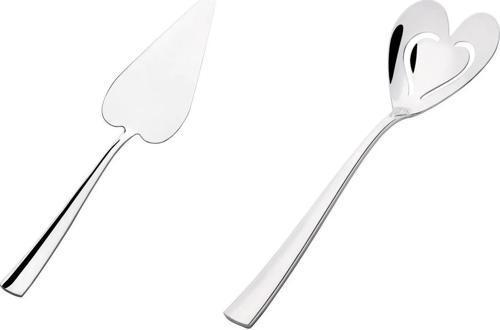 can & canan servis kaşığı - servis spatula küreği 2 li 18/10 paslanmaz çelik