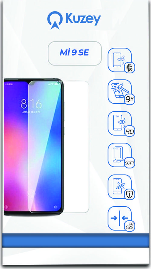 Xiaomi Mi 9 Se Temperli Ekran Koruyucu Kırılmaz Cam