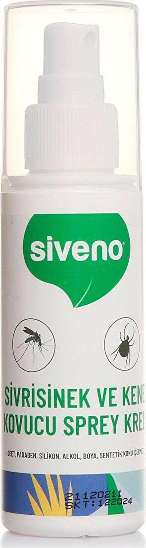 SİVENO %100 Sivrisinek ve Kene Kovucu Sprey Krem 100 ml