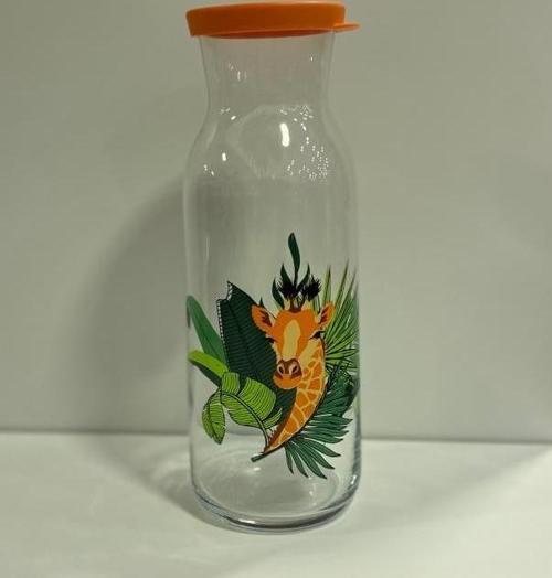 fonte sunum sürahisi karaf su - süt şişesi 1200cc 2 li desenli