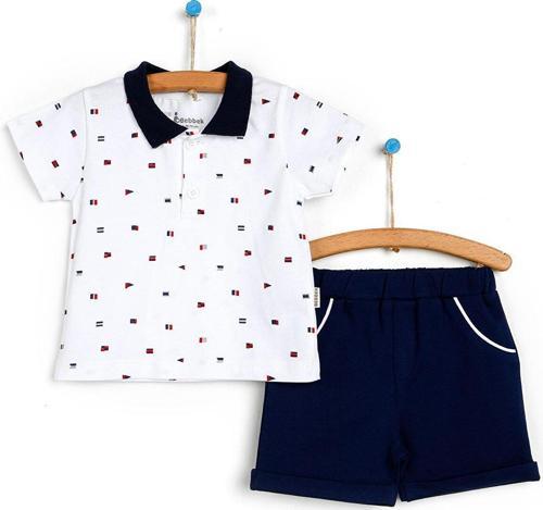 Little Marine Tshirt-Şort Erkek Bebek