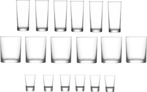 rakı viski shot bardağı takımı 18 prç. bardak seti