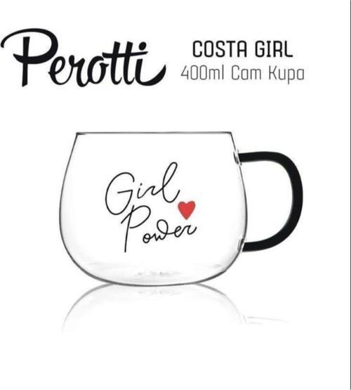 costa girl cam kuplu kupa - çay kahve fincanı 400 ml.sf-13770