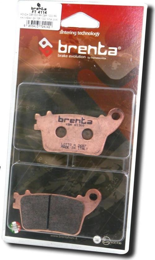 Sinter Metal Fren Balata Ft 4114 Arka Honda Cbr 600 1000 Rr Kawasakı Zx-6r Yamaha Yzf-r1 Suzu