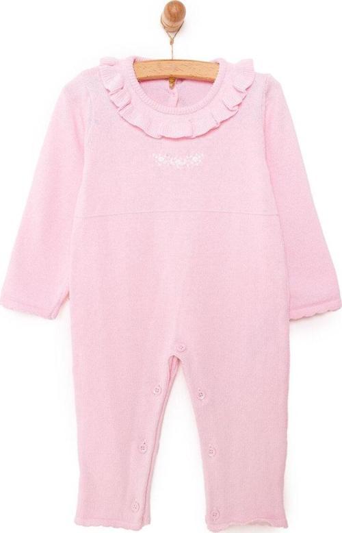 HelloBaby Yenidoğan Kız Triko Patiksiz Tulum Kız Bebek