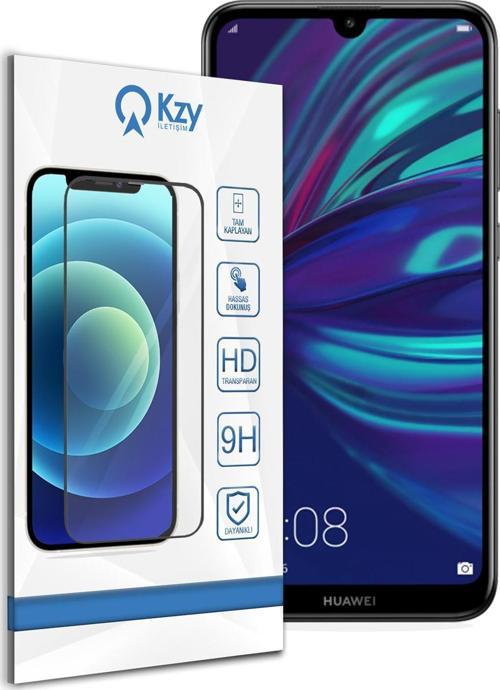 Huawei Y7 2019 Tam Kaplayan Temperli Ekran Koruyucu Cam