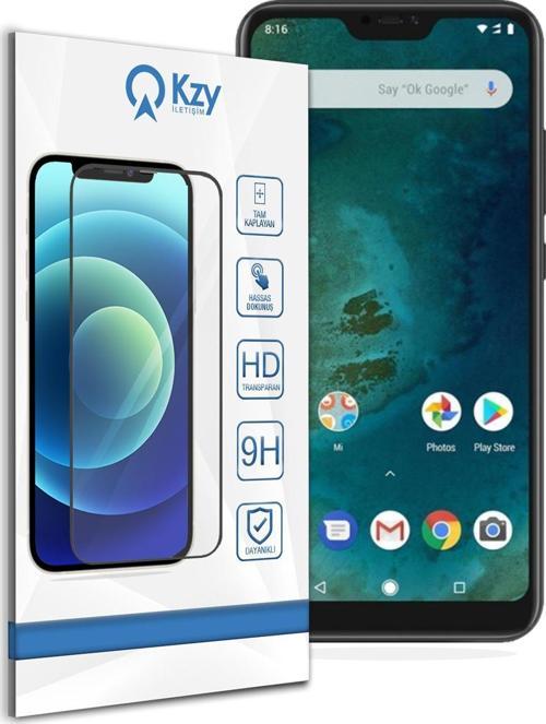 Xiaomi Mi A2 Lite Tam Kaplayan Temperli Ekran Koruyucu Cam