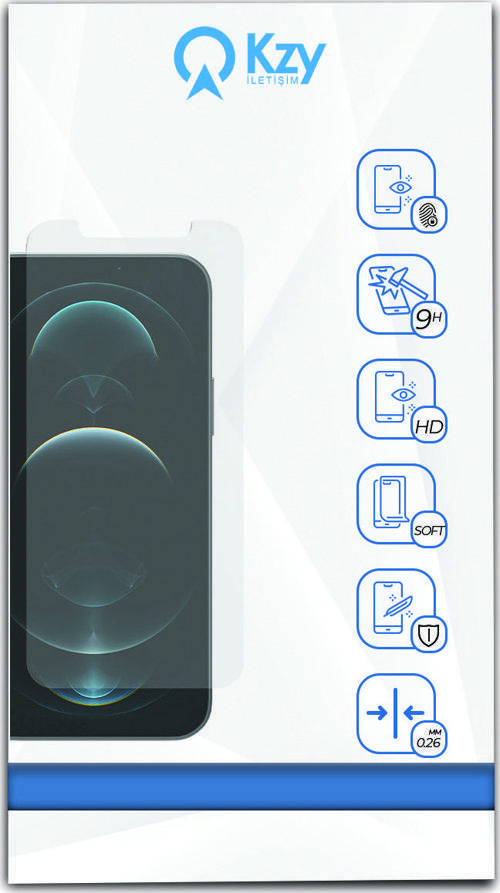 Apple iPhone 12 Pro Max Temperli Ekran Koruyucu Kırılmaz Cam