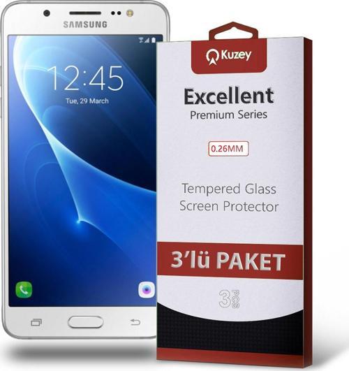 Samsung Galaxy J5 2016 Temperli Ekran Koruyucu Kırılmaz Cam Ekonomik 3'lü Paket