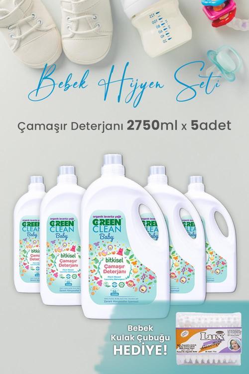 Baby Bitkisel Çamaşır Deterjanı Lavanta Yağlı 2750 ml x 5 Adet ve Hediyeli