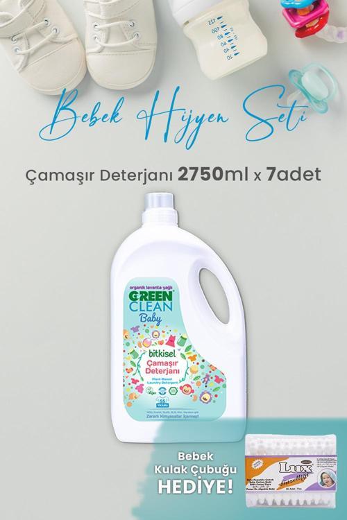 Baby Bitkisel Çamaşır Deterjanı Lavanta Yağlı 2750 ml x 7 Adet ve Hediyeli