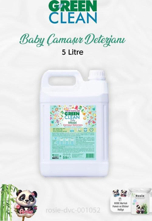 Baby Bitkisel Çamaşır Deterjanı Lavanta Yağlı 5 lt ve ROSIE