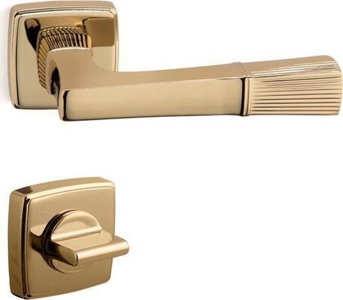 LUCINA ALTIN RENK WC BANYO ROZETLİ KAPI KOLU HA134RO13WGL