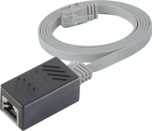 50 cm CAT6 Kablo Uzatma Seti, Yassı Ethernet Kablo ve Ekleyici