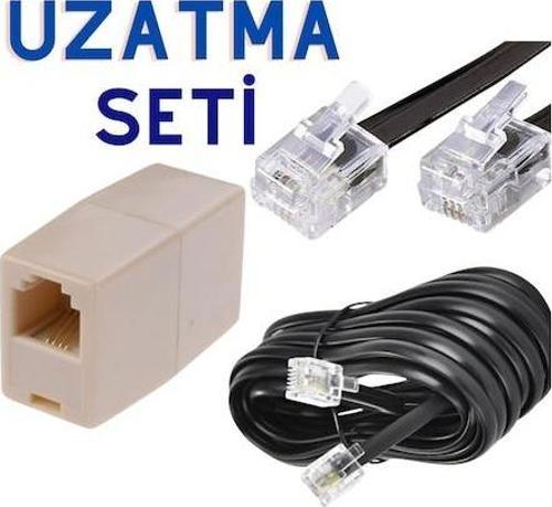 ADSL VDSL Modem Kablosu, RJ11 Kablo, Köken Telefon Kablosu, Ekleyici Seti