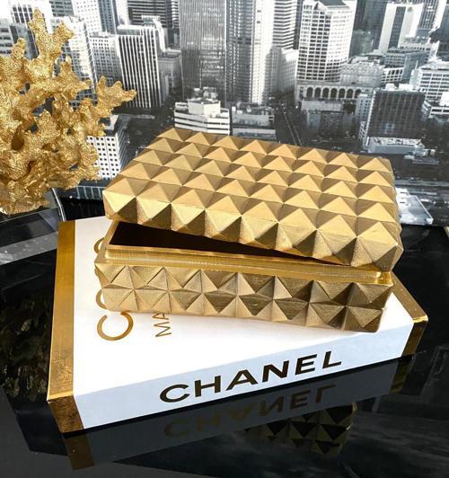 Dekoratif Takı Kutusu Gold Renkli