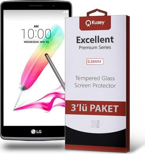 LG G4 Temperli Ekran Koruyucu Kırılmaz Cam Ekonomik 3'lü Paket