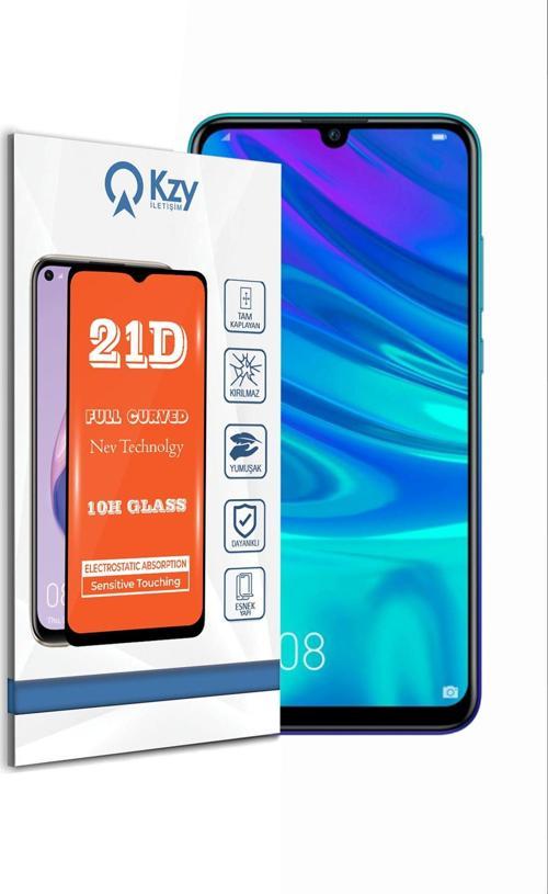 Huawei P Smart 2019 Tam Kaplayan 21D Temperli Ekran Koruyucu Cam