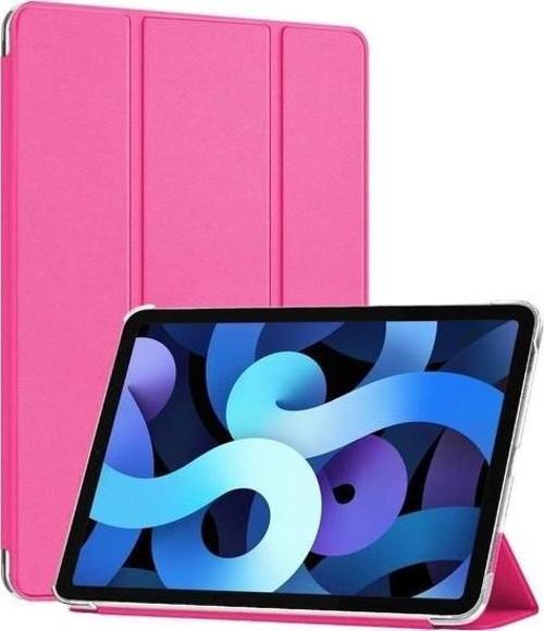 Samsung Galaxy Tab S6 Lite Kılıf Yatay Stand Özellikli Arkası Sert P.c PU Deri Kapak Smar Kılıf