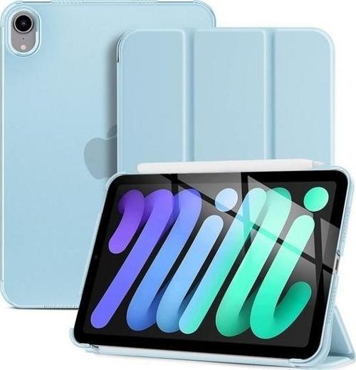Apple iPad Mini 6 2021 6.Nesil Kılıf  Yatay Standlı Arka Sert P.c Güçlü Mıknatıslı Smart Kılıf