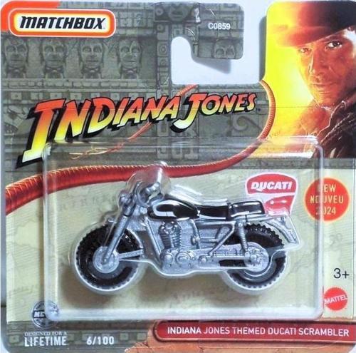 C0859 Matchbox 1:64 Tekli Arabalar Indiana Jones Ducati Scrambler HVN38
