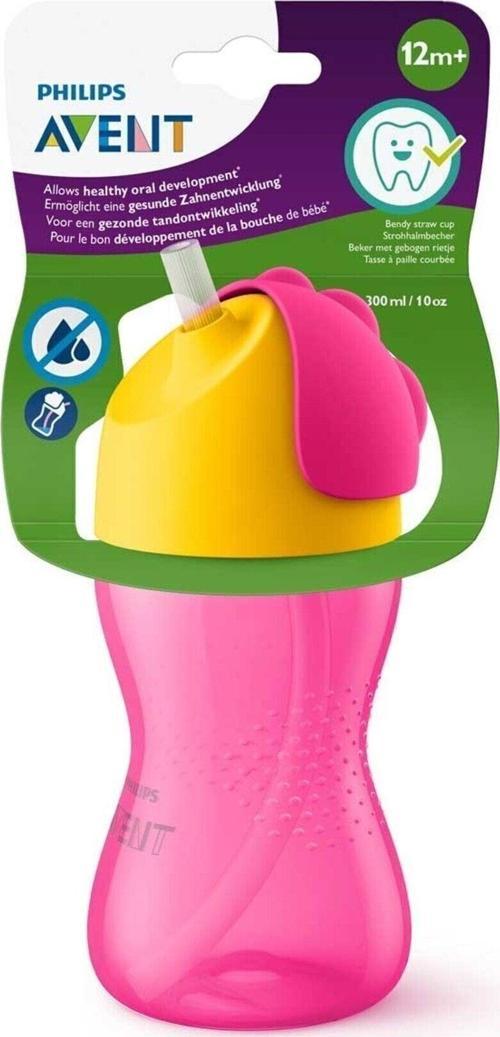 XD Avent Pipetli Bardak +12 Ay 300 ml - Pembe