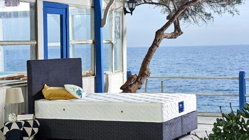 Çift Kişilik Lüks Full Ortopedik Yatak 180x200 cm Niron Blue