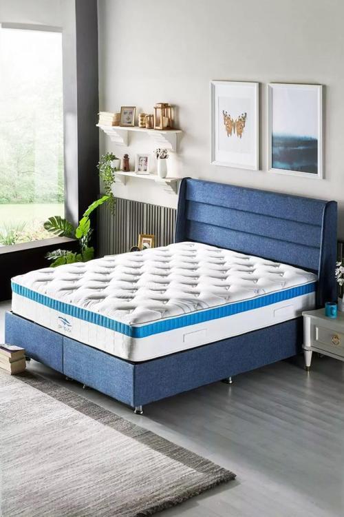 Dry Touch Tek Kişilik Paket Yaylı Lüks Full Ortopedik Yatak 120x200 cm