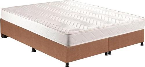 Niron Budget Yatak Seti 160x200 cm Yatak Baza Başlık Takımı - Çift Kişilik Sert Ortopedik Yatak, Baza ve Başlık