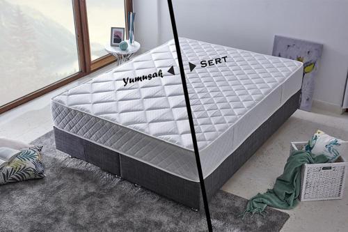 Niron Hybrid 120x200 cm Geniş Tek Kişilik Hem Sert Hem Yumuşak Full Ortopedik Yatak
