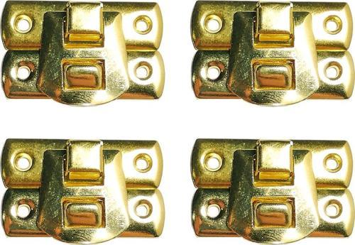 Yaylı Klips Sarı 4 Adet 20x30 mm Kutu Kapak ve Sandık Kilit