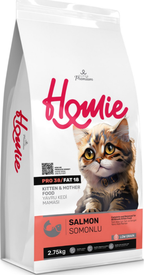 Süper Premium Düşük Tahıllı Mother & Kitten Somonlu Yavru Kedi Maması 2.75 Kg