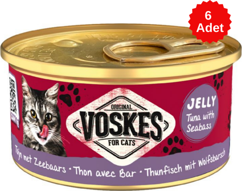 Ton Balıklı ve Levrekli Kedi Konservesi 85 Gr 6 Adet
