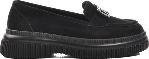 884900 Siyah Süet Kadın Günlük Ayakkabı